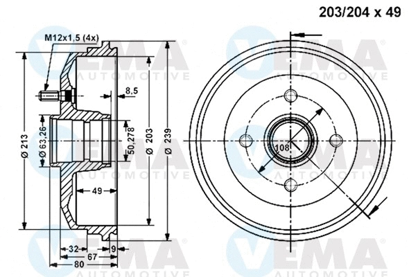 Brake Drum (801166)