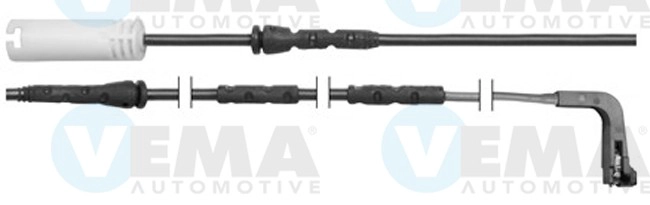 Warning Contact, brake pad wear (117443)