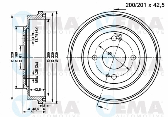 Brake Drum (801049)