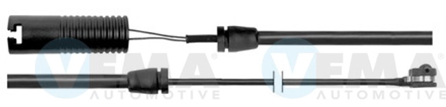 Warning Contact, brake pad wear (117234)