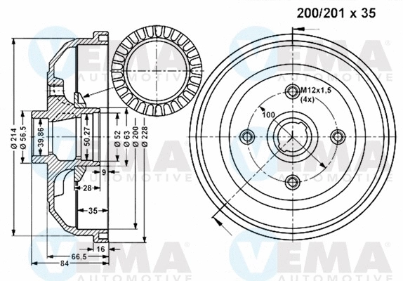 Brake Drum (801169)