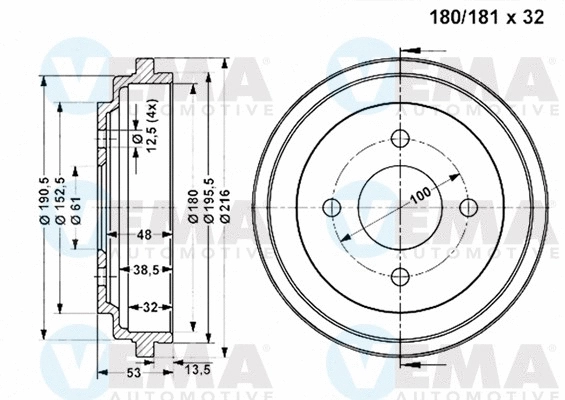 Brake Drum (801295)