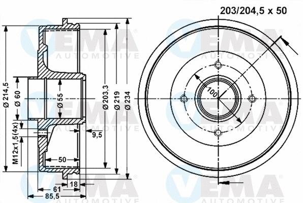 Brake Drum (801219)