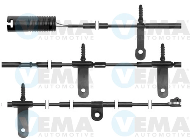 Warning Contact, brake pad wear (117266)