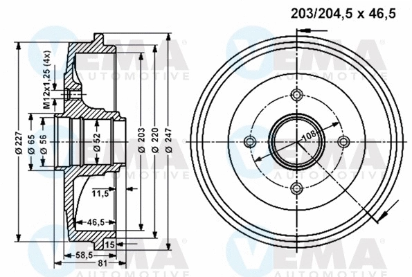 Brake Drum (801336)