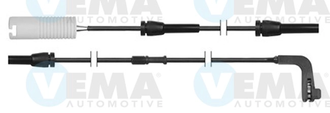Warning Contact, brake pad wear (117261)