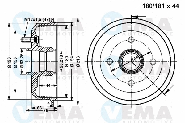 Brake Drum (801278)