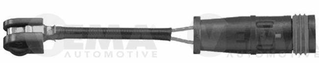 Warning Contact, brake pad wear (117476)