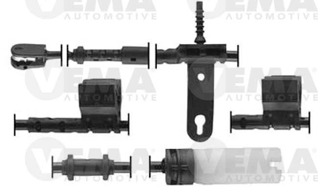 Warning Contact, brake pad wear (117455)