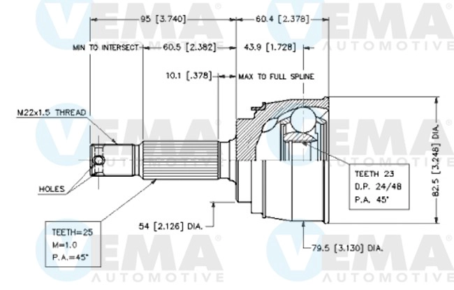 Joint Kit, drive shaft (18577)
