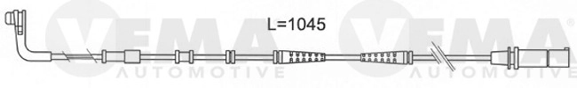 Warning Contact, brake pad wear (117513)