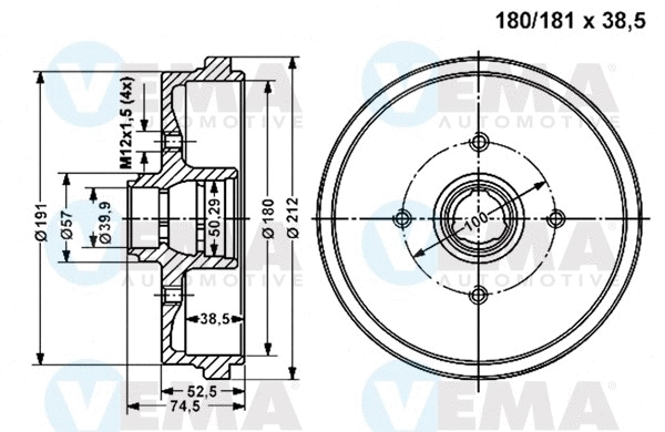 Brake Drum (800973)