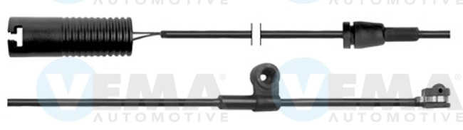 Warning Contact, brake pad wear (117240)