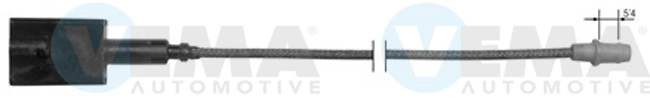 Warning Contact, brake pad wear (117435)