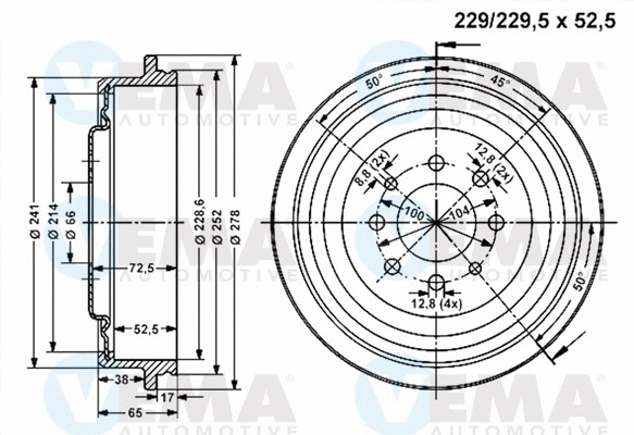 Brake Drum (800835)