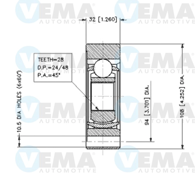 Joint Kit, drive shaft (18389)