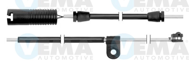 Warning Contact, brake pad wear (117271)