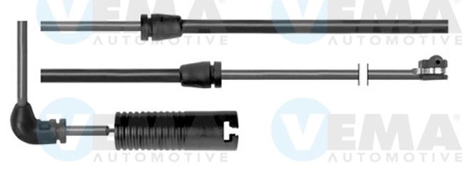 Warning Contact, brake pad wear (117259)