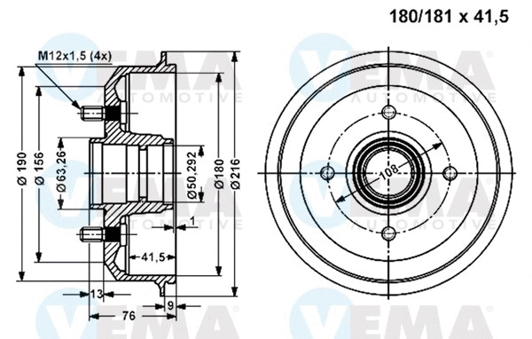 Brake Drum (801151)