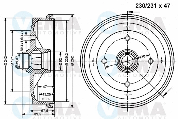 Brake Drum (800958)