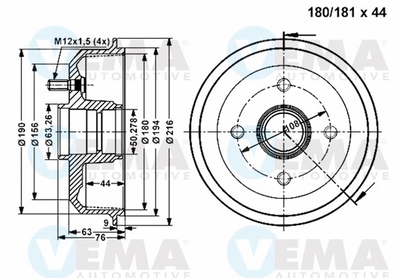 Brake Drum (801270)