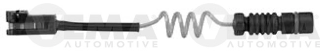 Warning Contact, brake pad wear (117468)