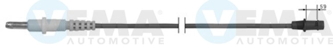 Warning Contact, brake pad wear (117278)
