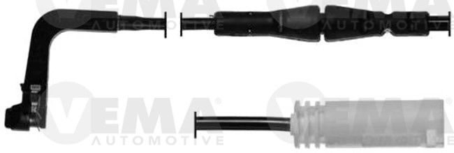 Warning Contact, brake pad wear (117473)