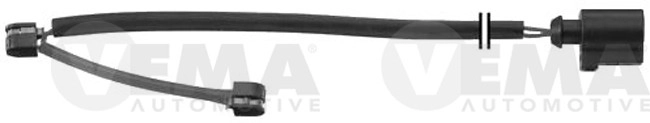 Warning Contact, brake pad wear (117529)