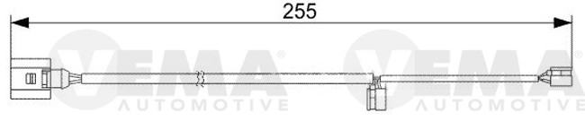 Warning Contact, brake pad wear (117467)