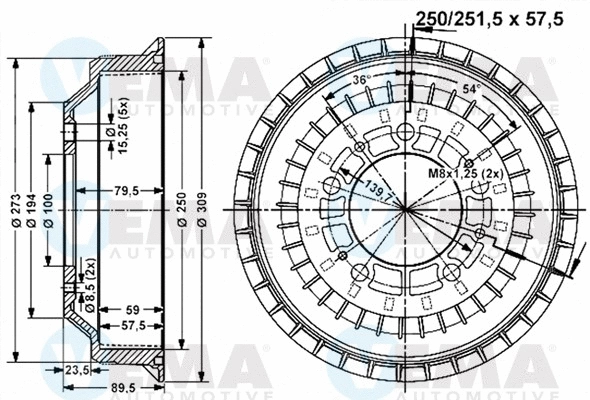 Brake Drum (801005)