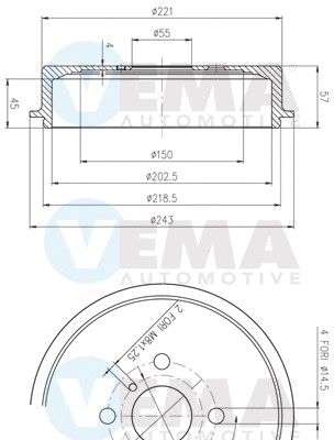 Brake Drum (801500)