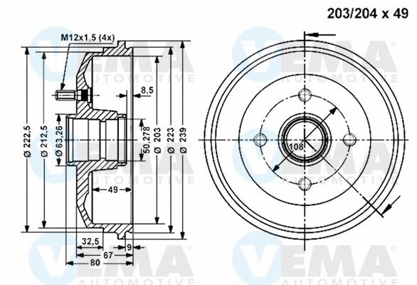 Brake Drum (801268)