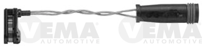 Warning Contact, brake pad wear (117477)