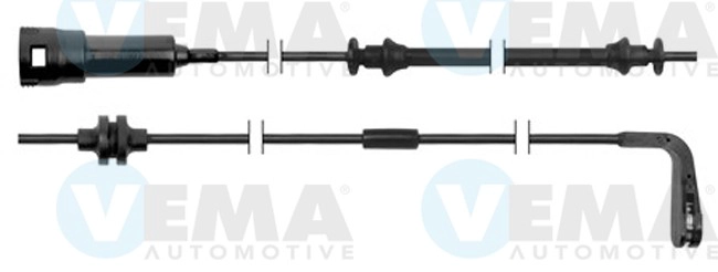 Warning Contact, brake pad wear (117270)