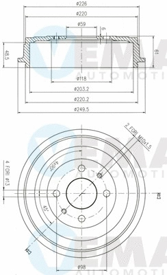 Brake Drum (801499)