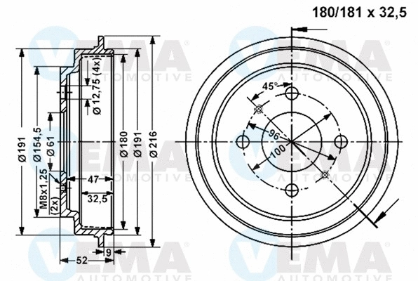 Brake Drum (801033)