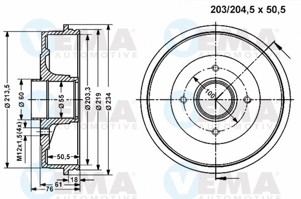 Brake Drum (801221)