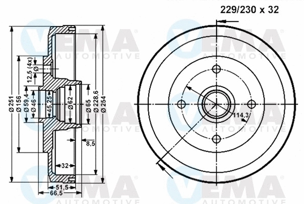 Brake Drum (801255)