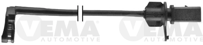 Warning Contact, brake pad wear (117525)