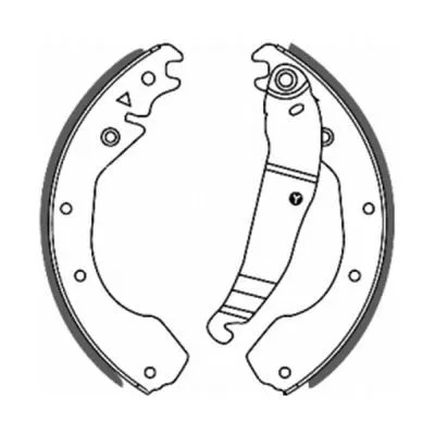 Brake Shoe Set (C0X004ABE)