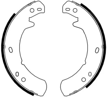 Brake Shoe Set, parking brake (CRI003ABE)