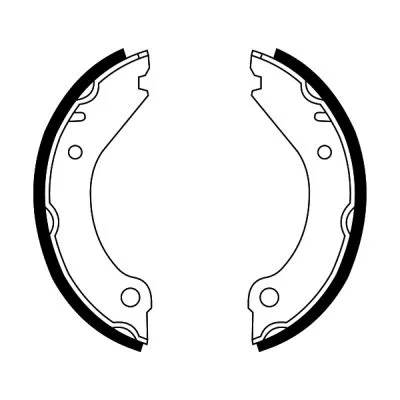 Brake Shoe Set, parking brake (CRV000ABE)