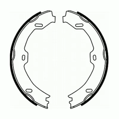 Brake Shoe Set, parking brake (CRM007ABE)