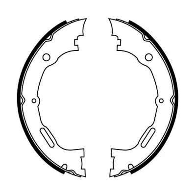 Brake Shoe Set, parking brake