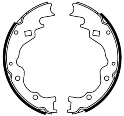 Brake Shoe Set (C03025ABE)