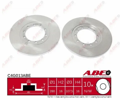 Brake Disc (C4G013ABE)