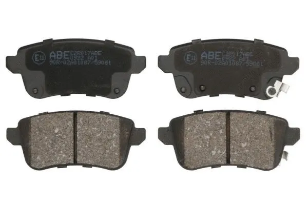 Brake Pad Set, disc brake (C2R017ABE)