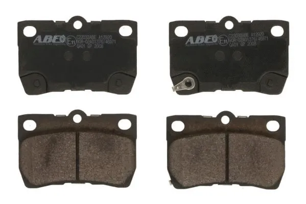 Brake Pad Set, disc brake (C22033ABE)