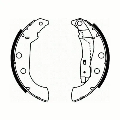 Brake Shoe Set (C0P029ABE)